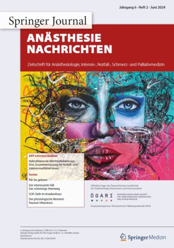 Cover Anästhesie Nachrichten 2/2024