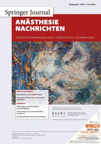 Cover Anästhesie Nachrichten 2/26