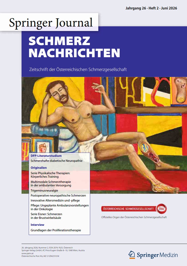 Cover Schmerz Nachrichten 2/26