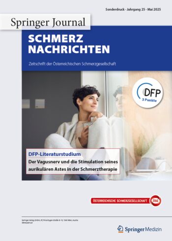 Cover Schmerz Nachrichten Sonderdruck
