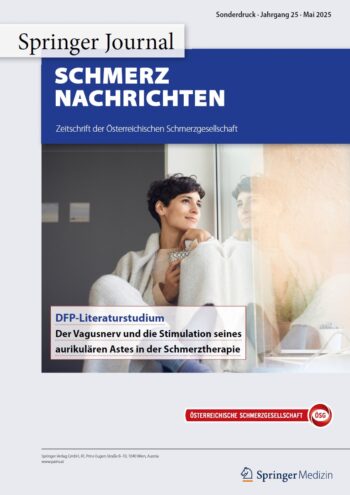 Cover Schmerz Nachrichten Sonderdruck