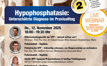 DFP-Webinar Hypophosphatasie: Unterschätzte Diagnose im Praxisalltag am 12.11.2026