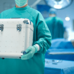 Chirurg mit Organspende